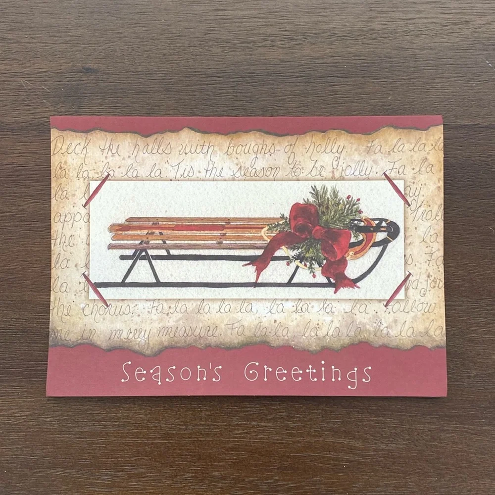 Hollyville 34 Seasons’s Greetings Greeting Cards & Envelopes in Box (7580) 2007